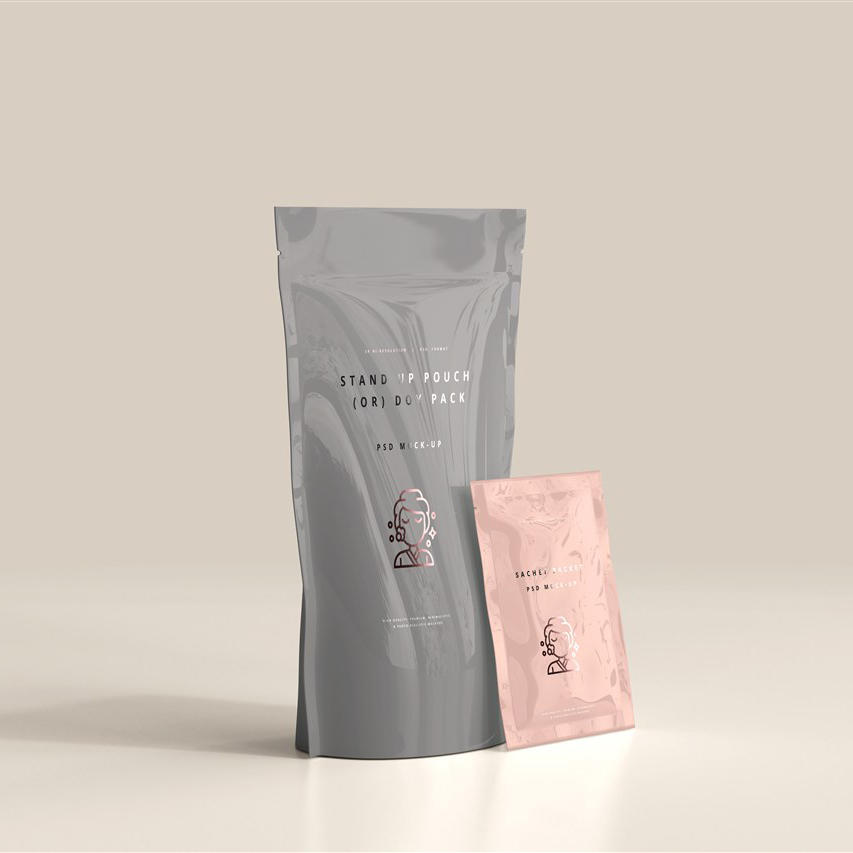 塑料站立袋与小袋样机