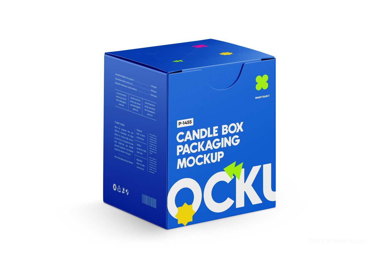 蜡烛盒包装样机