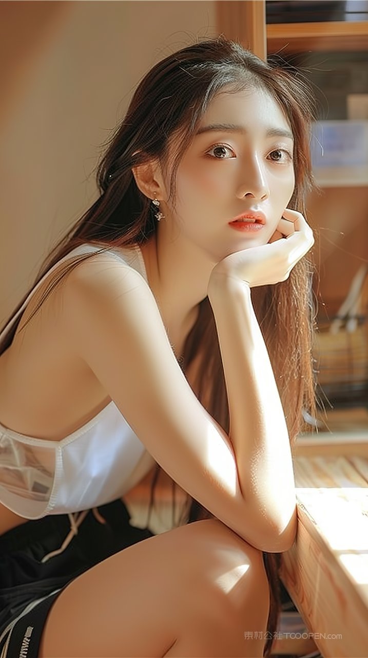 模特年轻写真美女甜美女性清纯少女