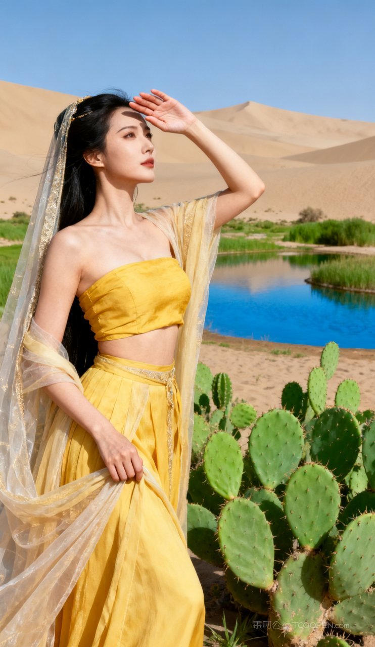 美女性感国风古风妩媚大胸少女汉服美艳