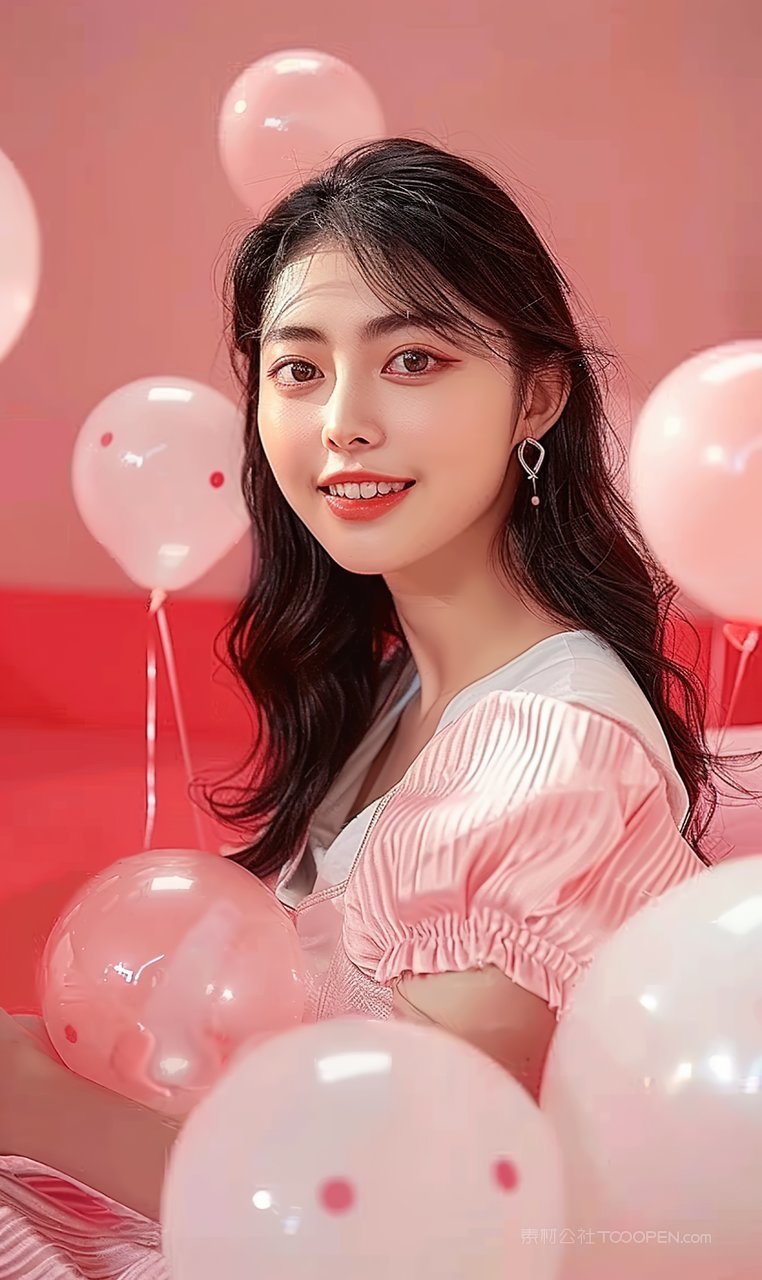 美女时尚彩妆魅力少女盛装清纯优美美容