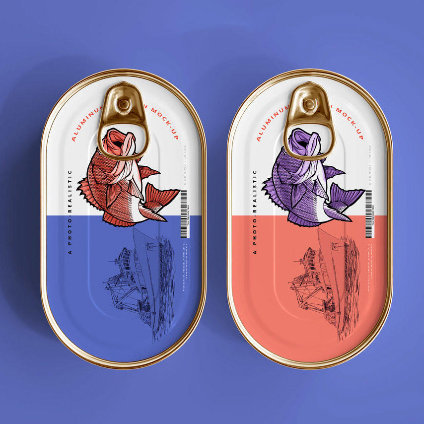 食品鱼罐头样机