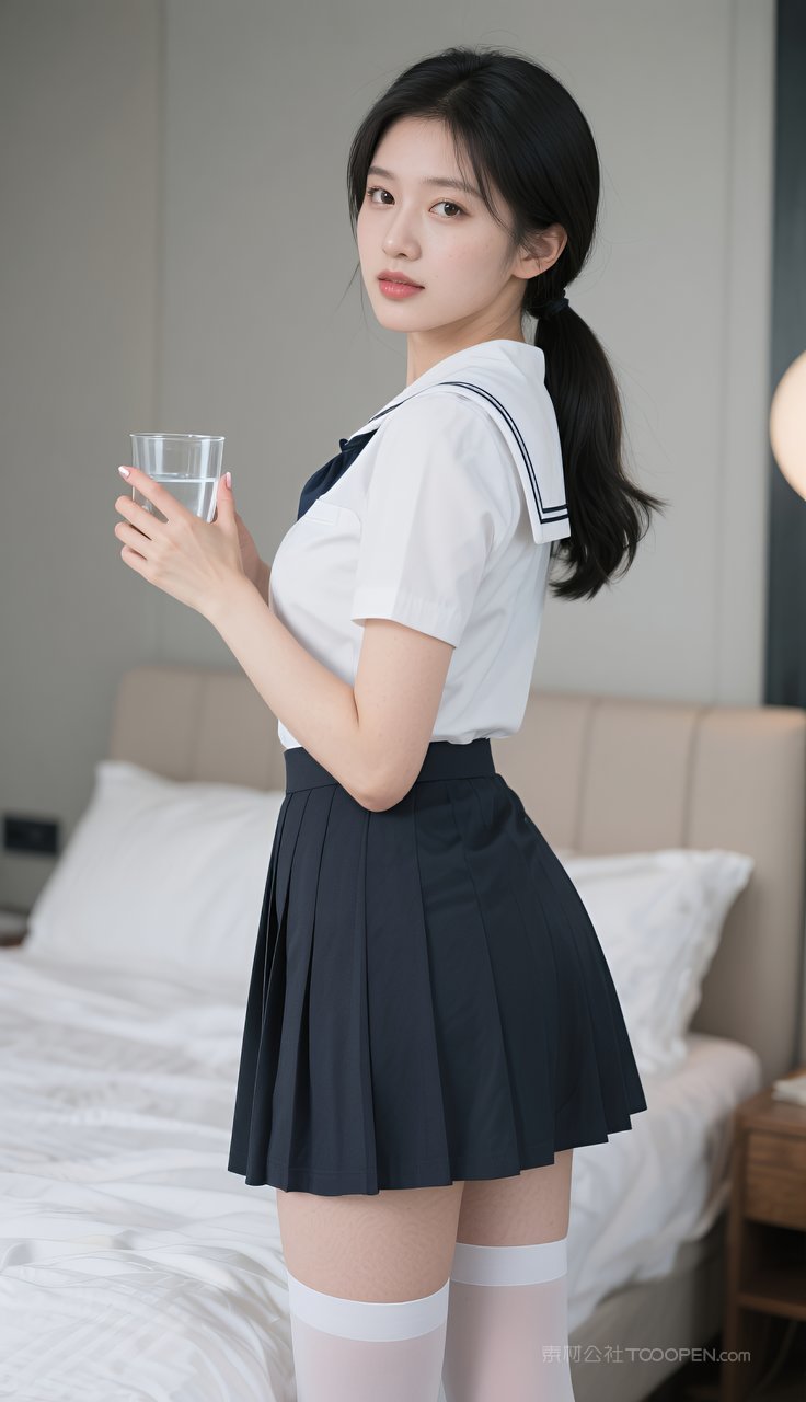 短裙美腿模特美女长腿制服丝袜少女