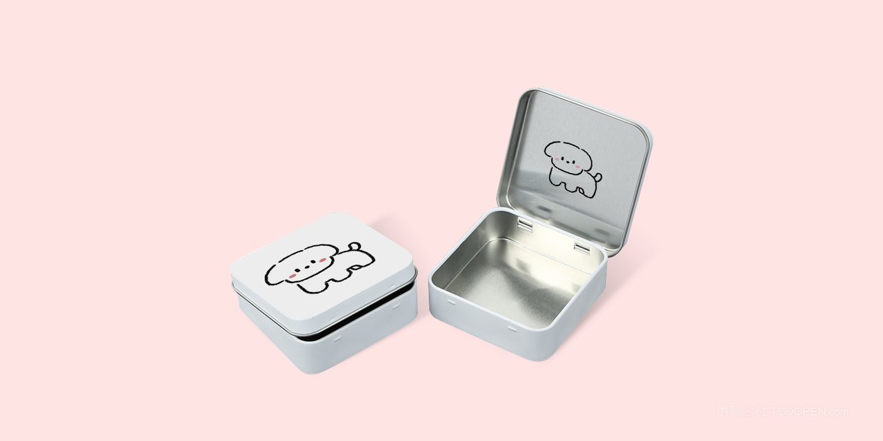 【2200期】白色方形铁盒样机 (4)