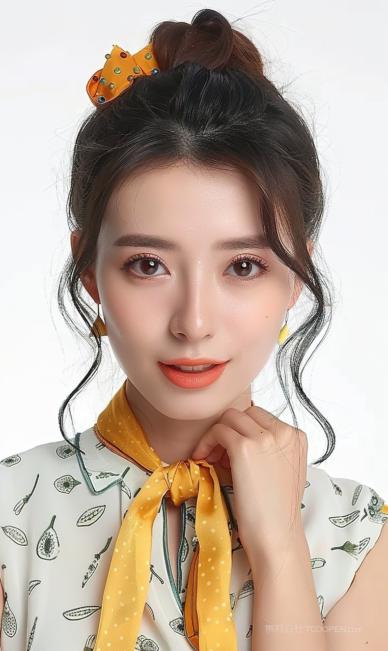 美白少女女性彩妆迷人魅力美女清纯