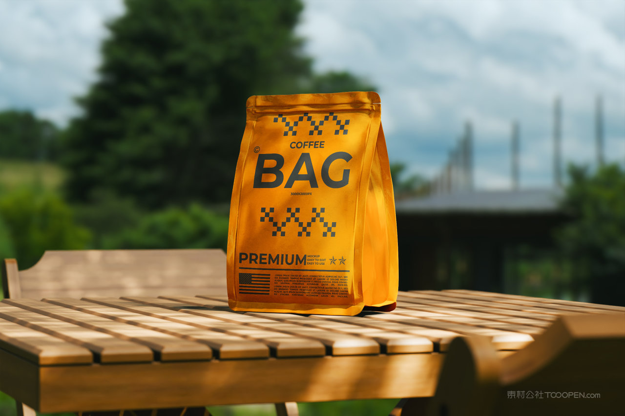 咖啡袋包装样机