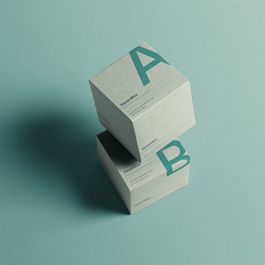 方形盒子样机