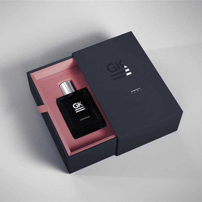 香水瓶包装盒包装袋可变色样机