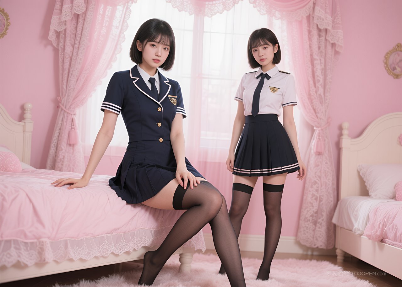 职业性感美女美腿短裙女性丝袜模特