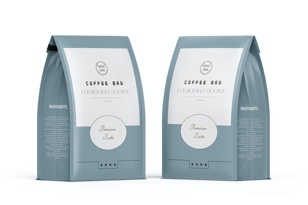 哑光零食食品包装袋样机