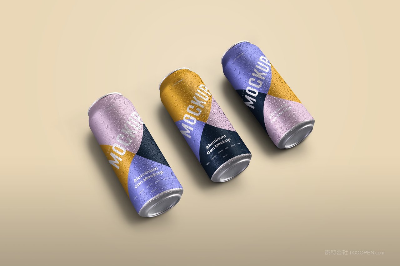 酒瓶饮料易拉罐样机