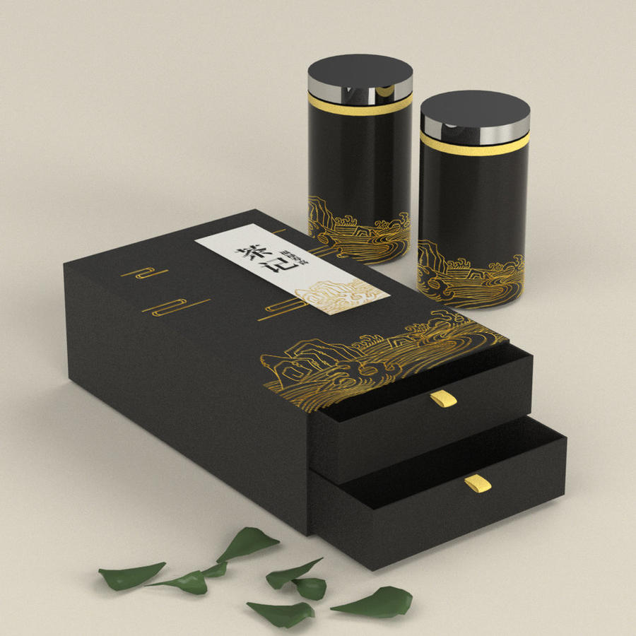 茶叶包装样机包装罐样机