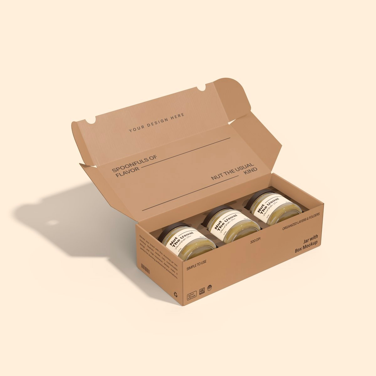 花生酱包装样机