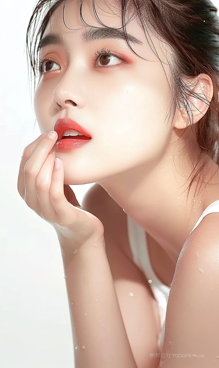 美白少女美容时尚清纯美女魅力高清青春