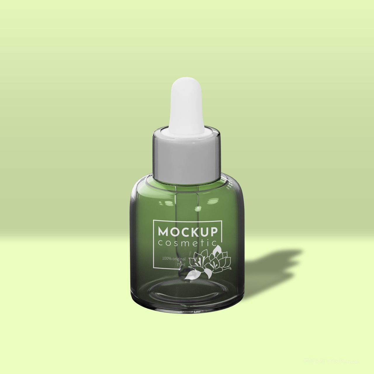 杀蚊液玻璃瓶包装样机