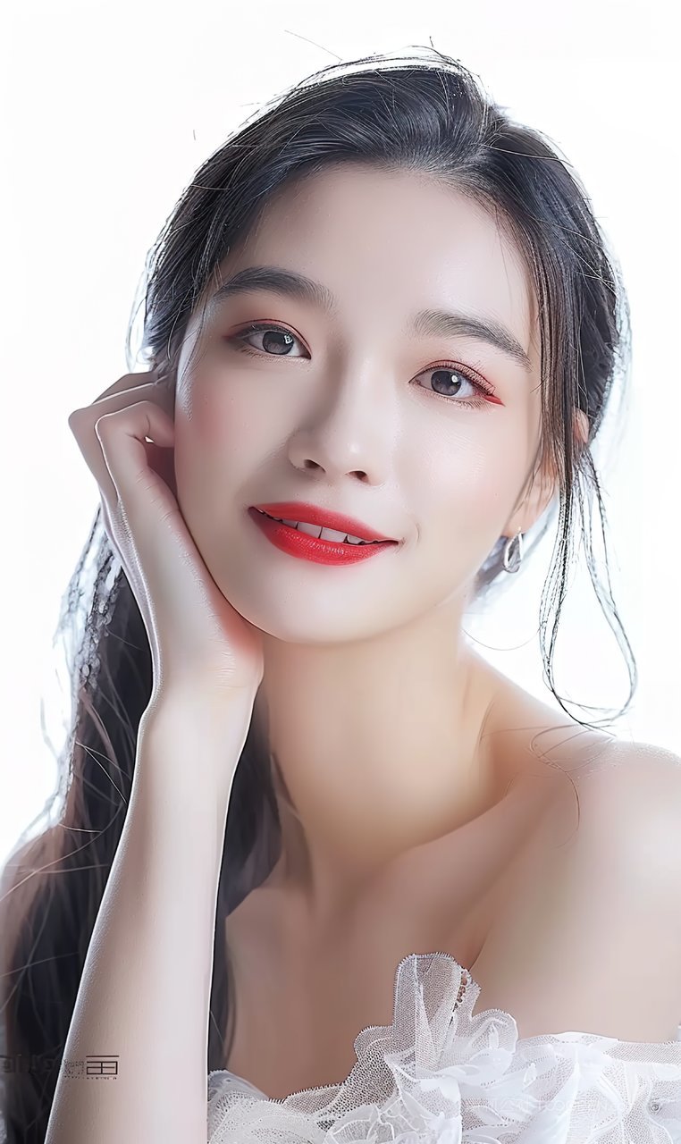 少女女性高雅迷人魅力气质美白