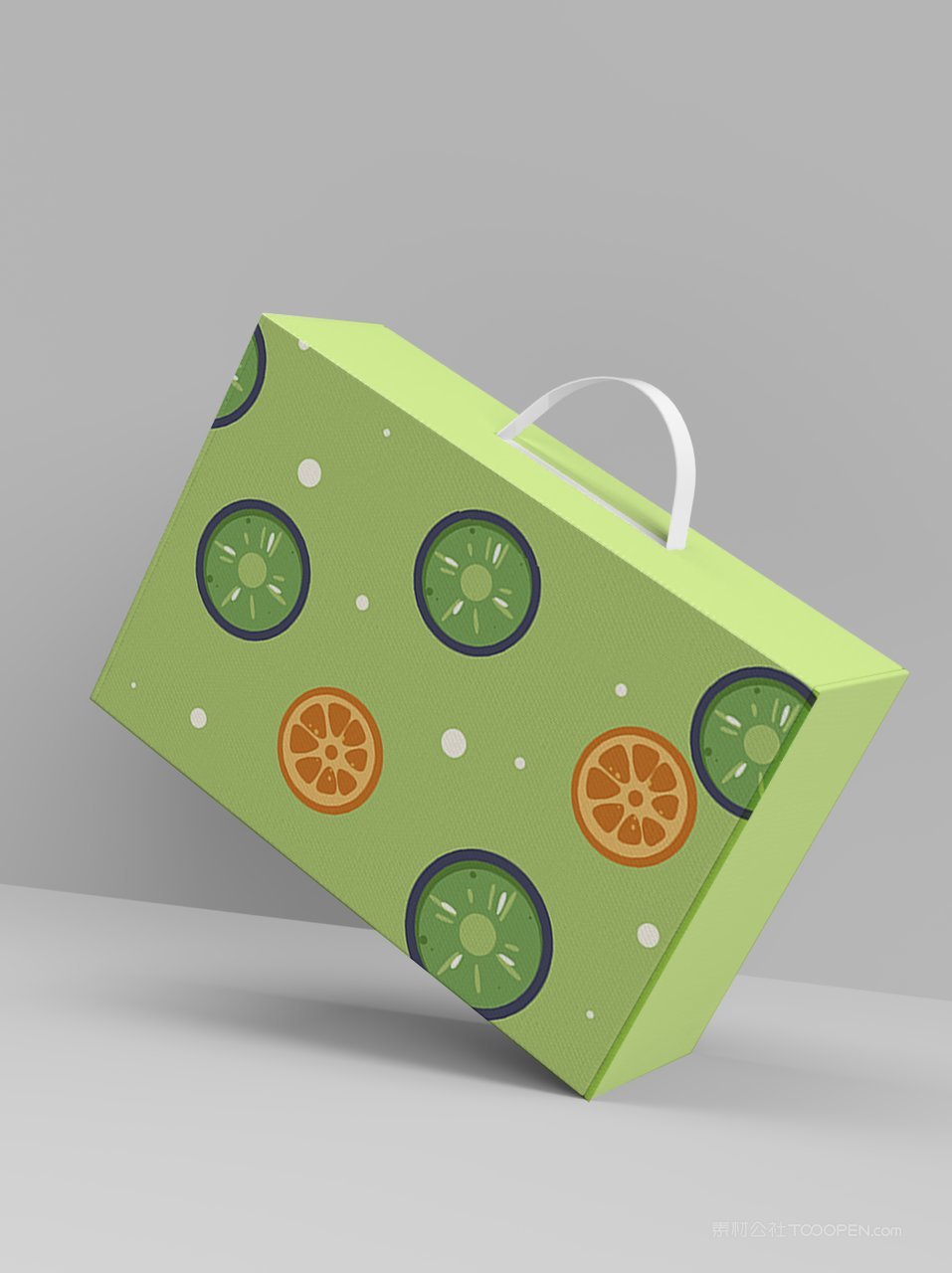 手提礼盒包装样机素材