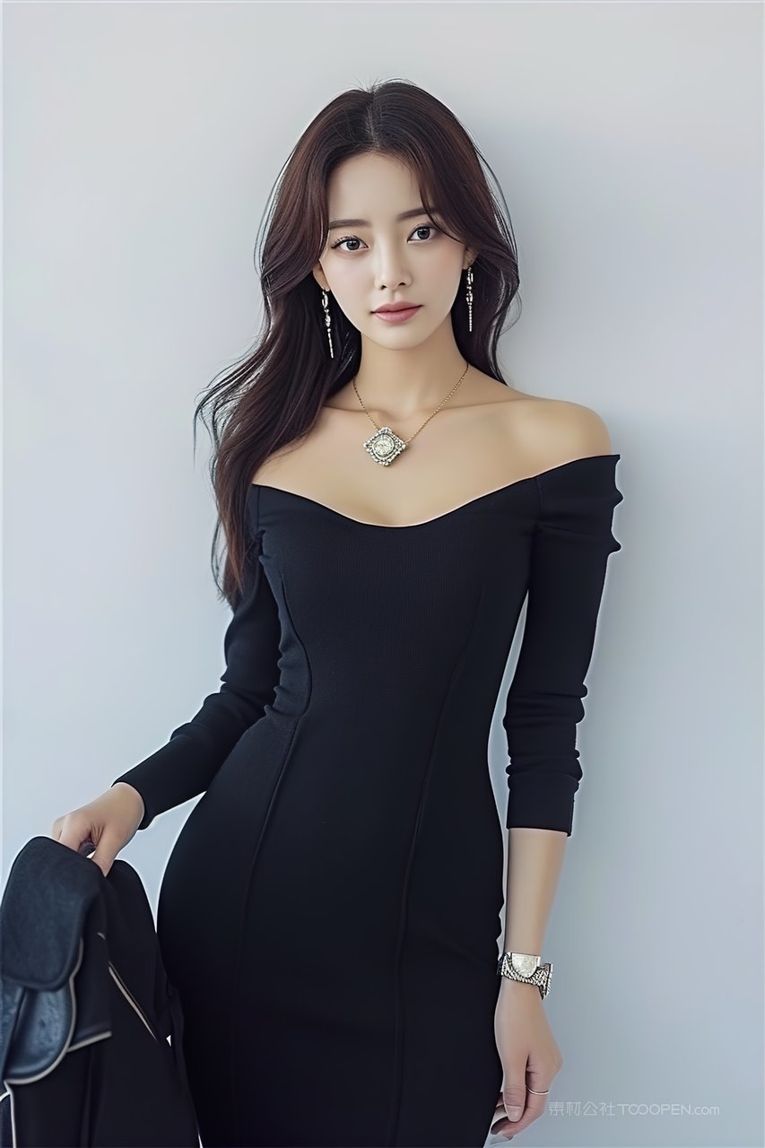 服装模特青春美女时尚少女