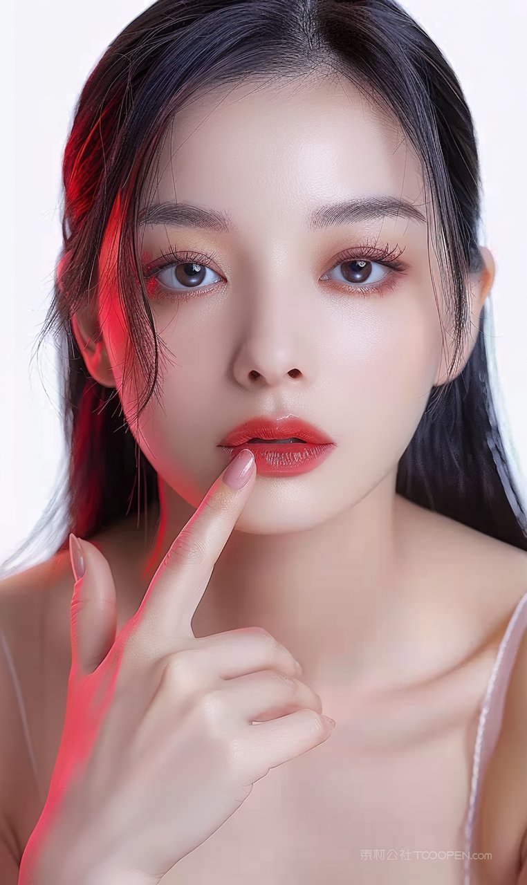 优美美容魅力清纯美女彩妆时尚