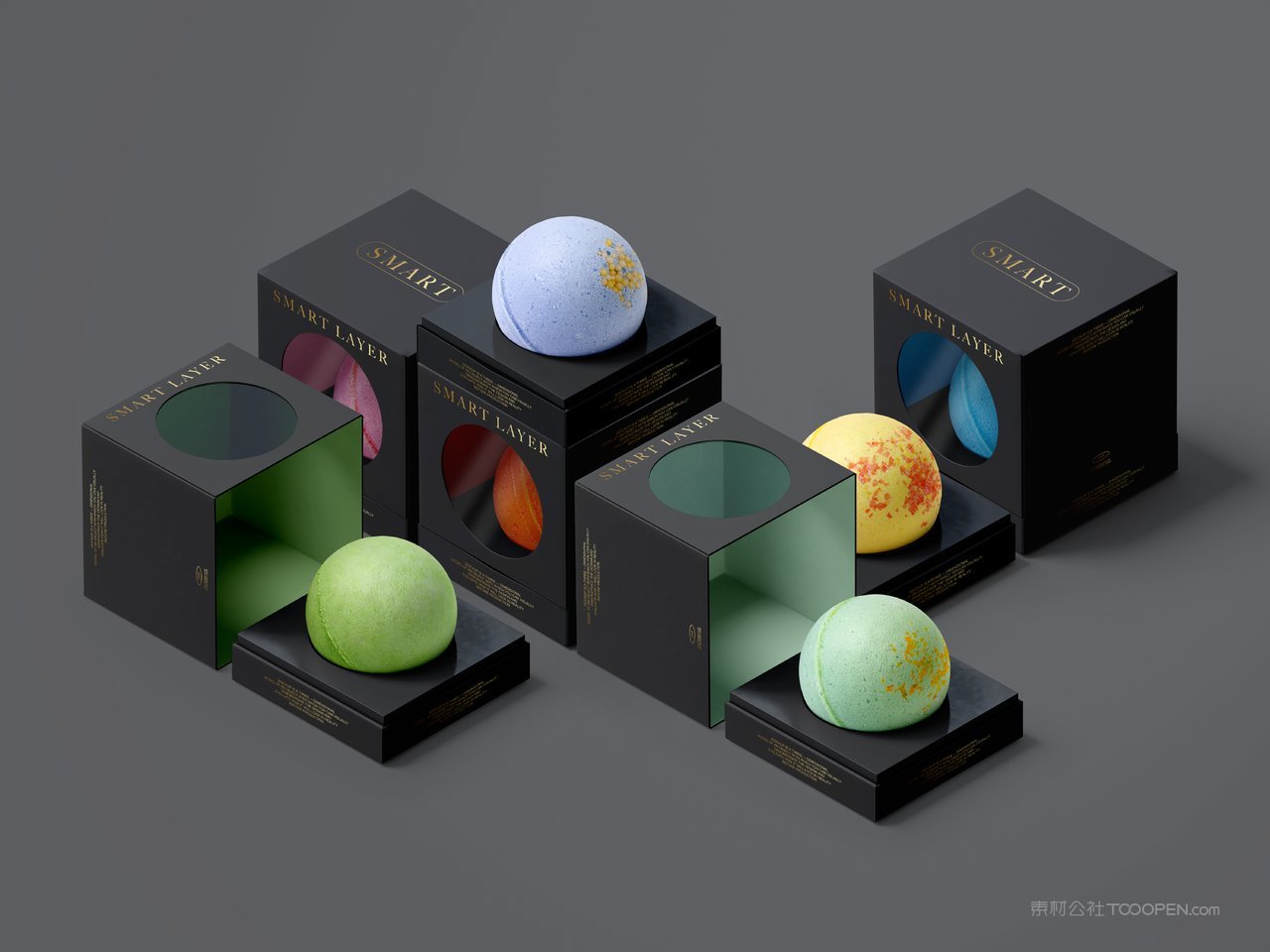 沐浴球包装样机