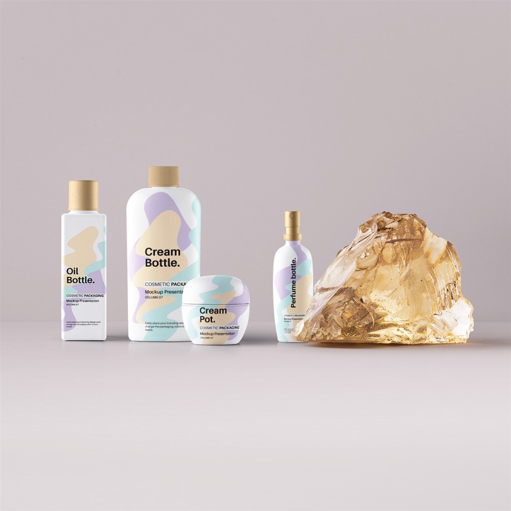 护肤化妆品包装瓶子包装样机