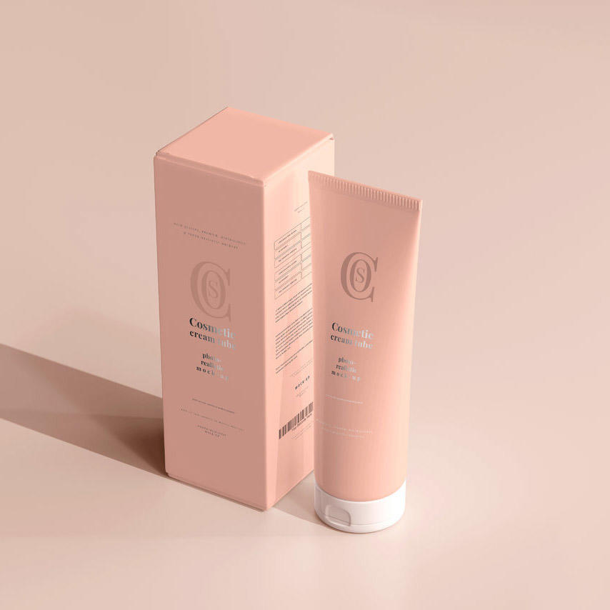 护肤品洗面奶场景样机