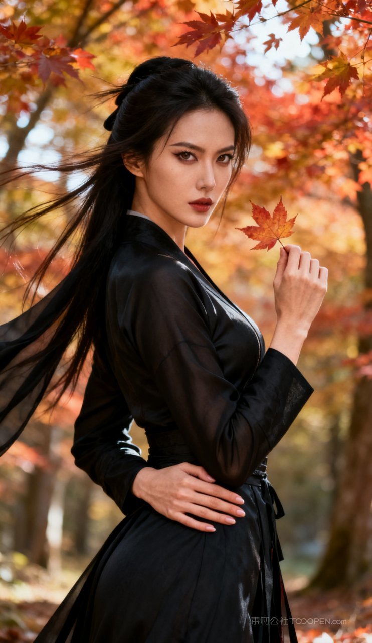 美女美艳性感古风汉服少女妩媚大胸