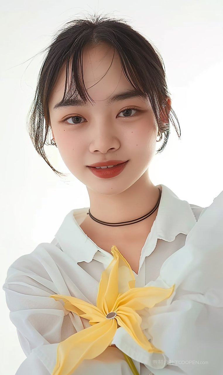 青春美容盛装彩妆活力美女女性气质