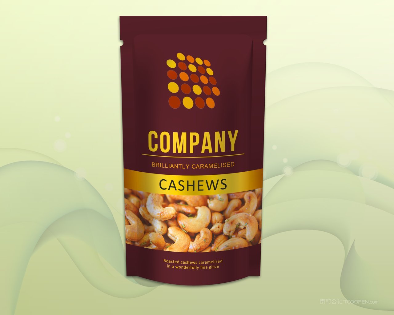 食品塑料包装样机模板