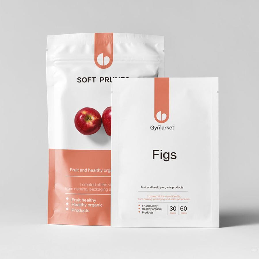 食品塑料包装样机模板