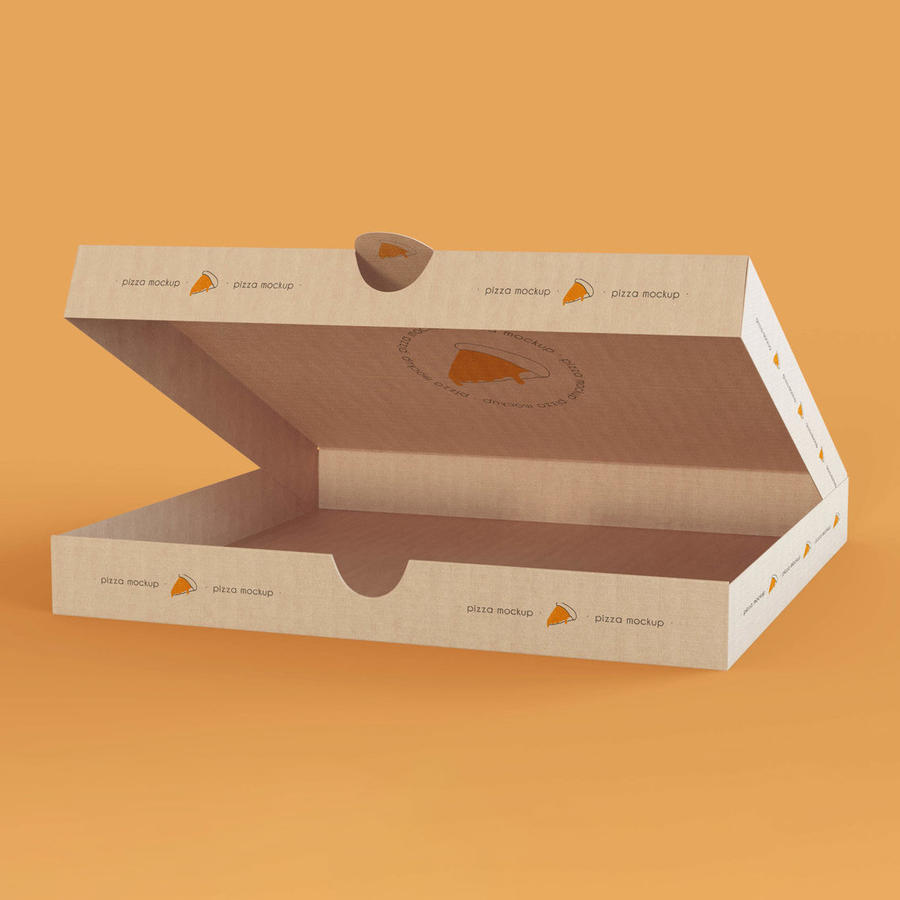 披萨盒包装样机