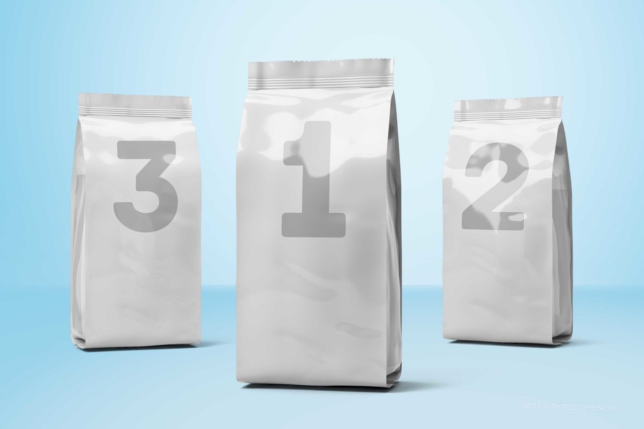 零食自封嘴包装样机