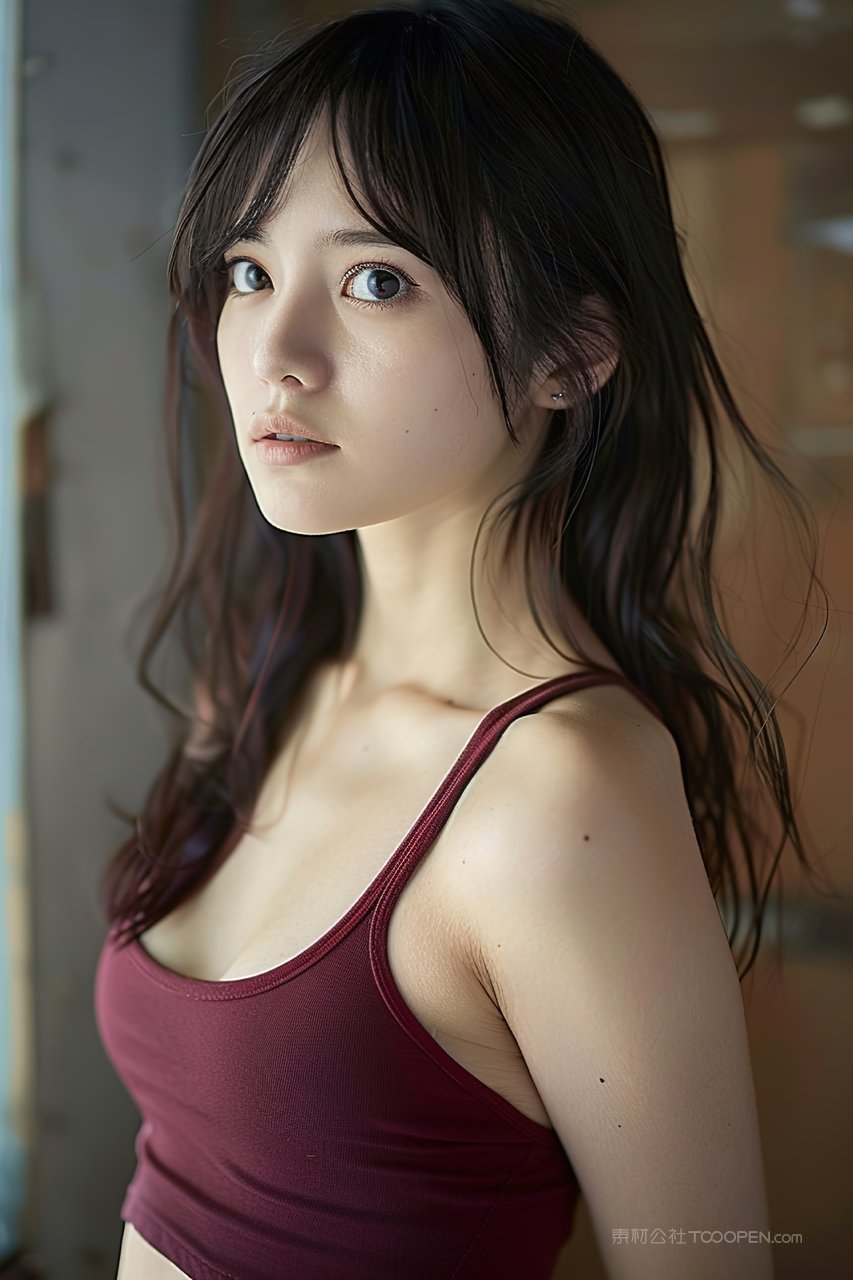 优美彩妆清纯美女美容女性时尚年轻青春魅力