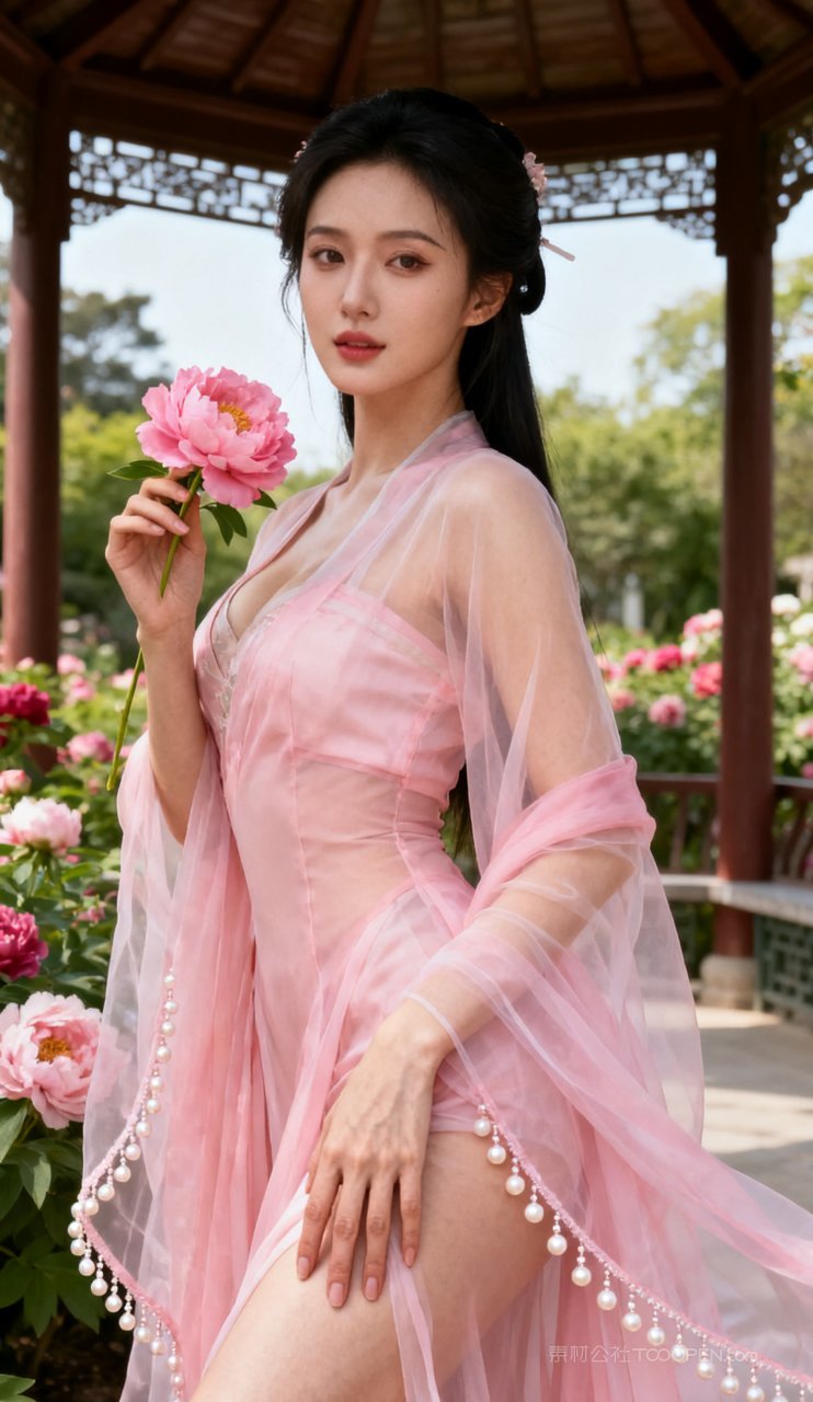 美女女性性感美艳古风汉服丰腴摄影