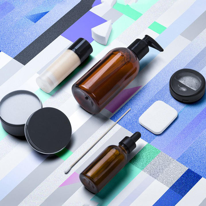 高端化妆品泵头瓶膏霜瓶包装VI样机