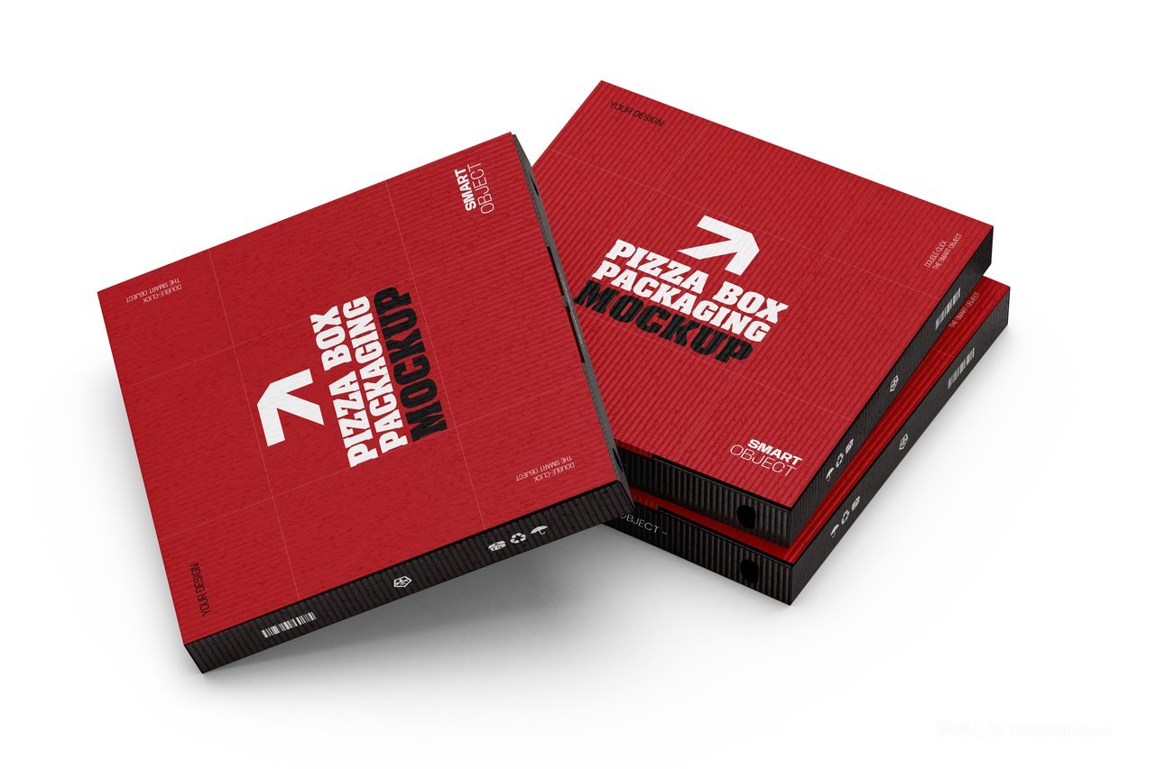 披萨盒包装样机