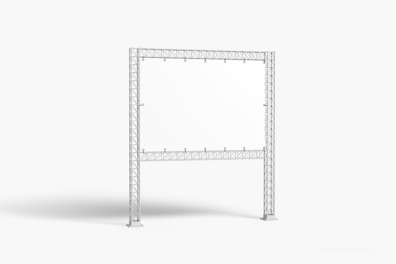 【2151期】蛇年户外广告牌展架海报样机 (6)