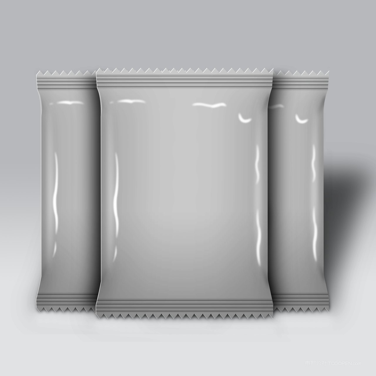 食品塑料包装样机psd