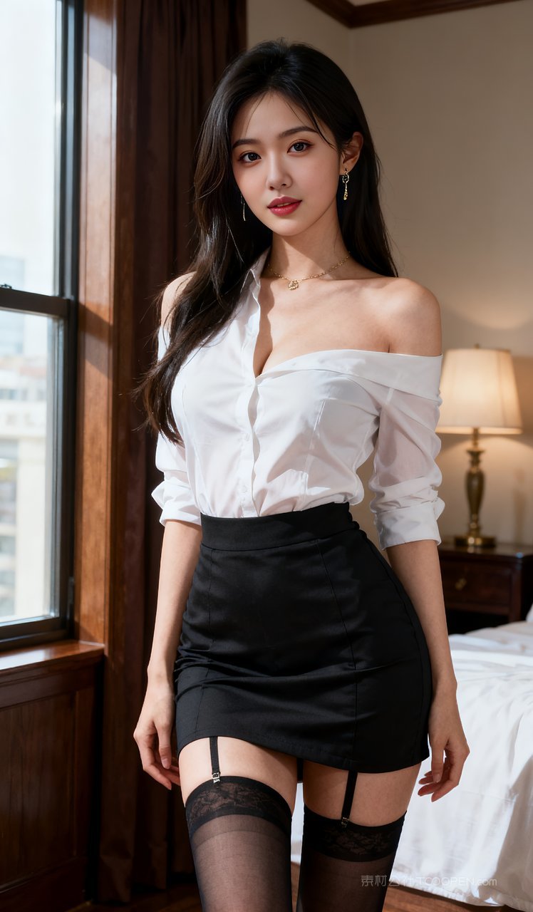 美女短裙美腿性感时尚写真丝袜