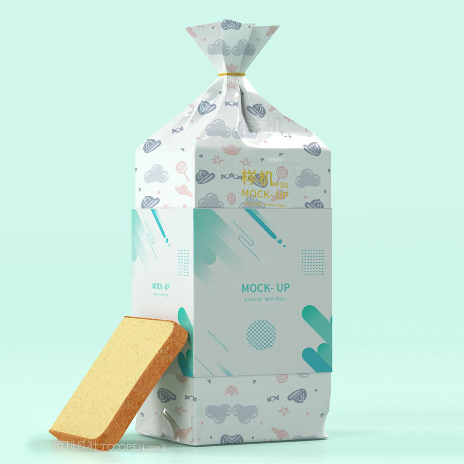 面包包装袋样机