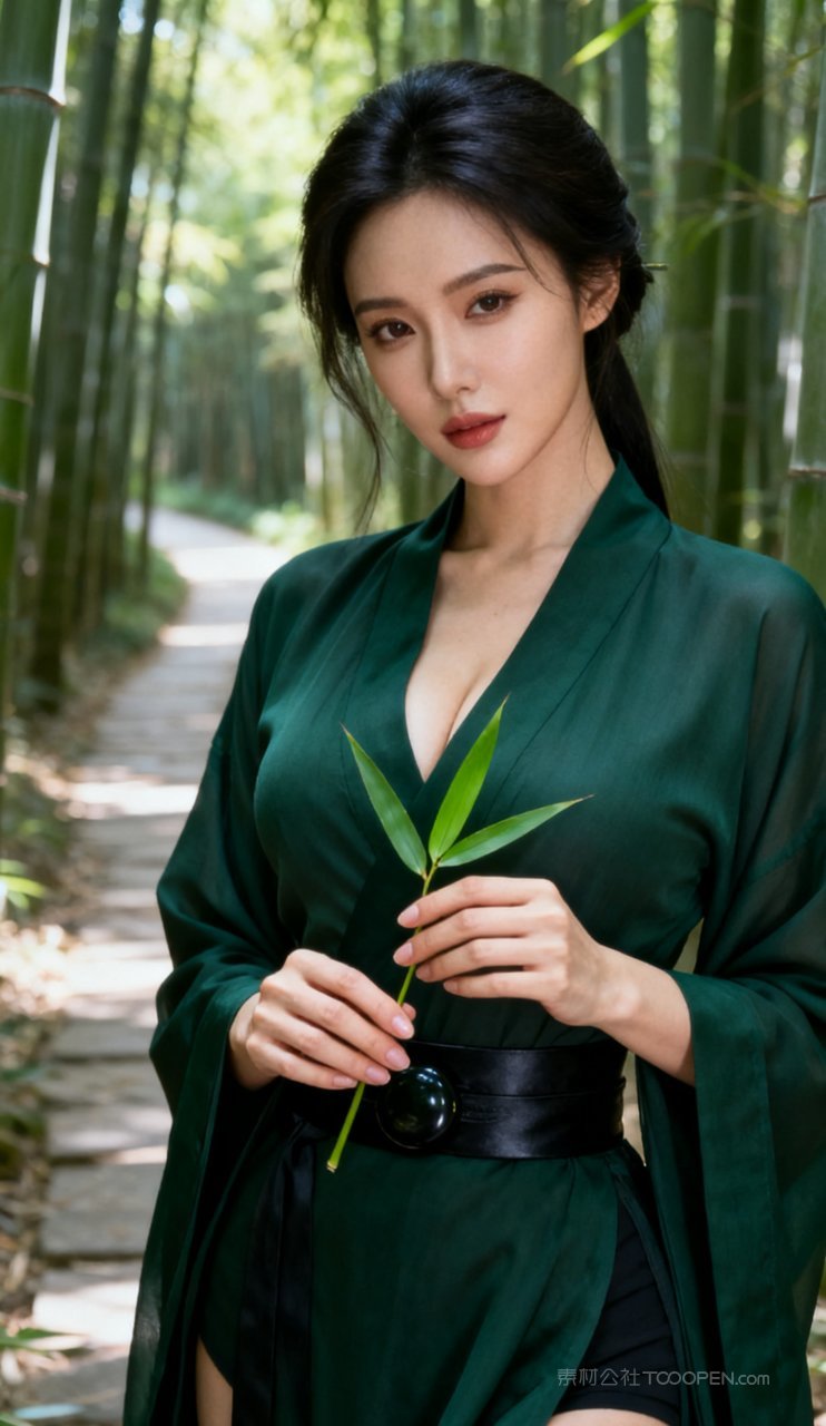 美艳性感古风汉服写真美女丰腴女性