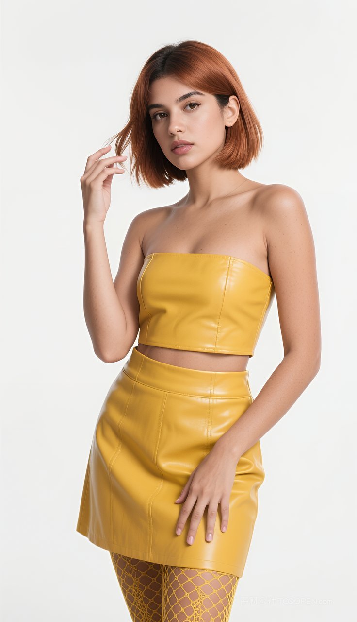 欧美性感丝袜长腿女性模特短裙美女