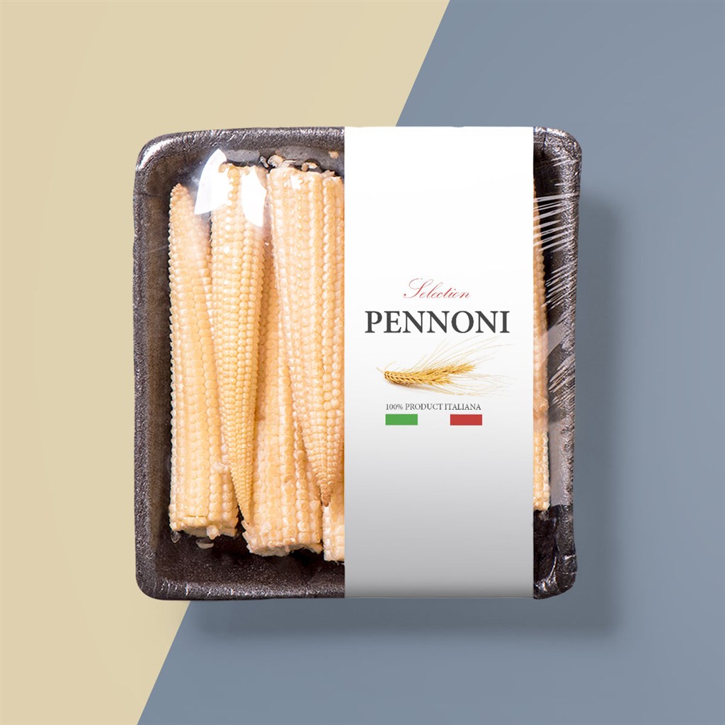 有机食品之玉米包装盒样机模板