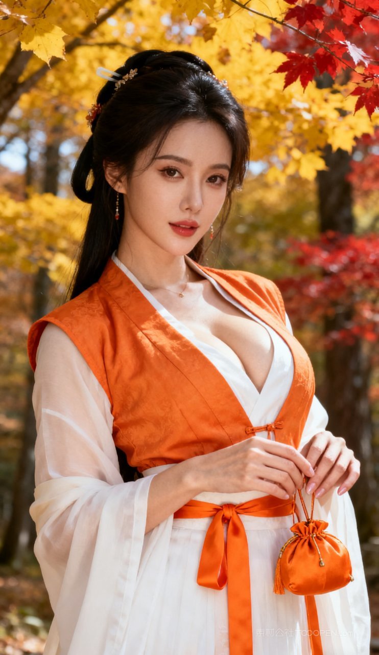 大胸汉服美艳少女性感美女国风妩媚古风