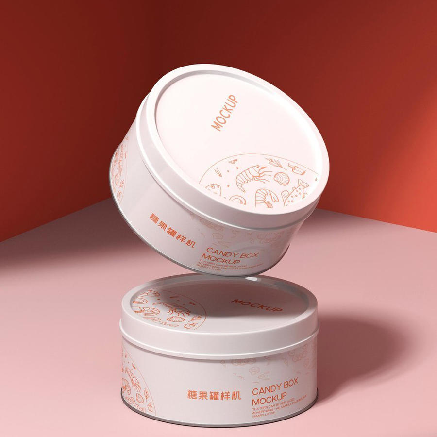 铁罐糖果样机