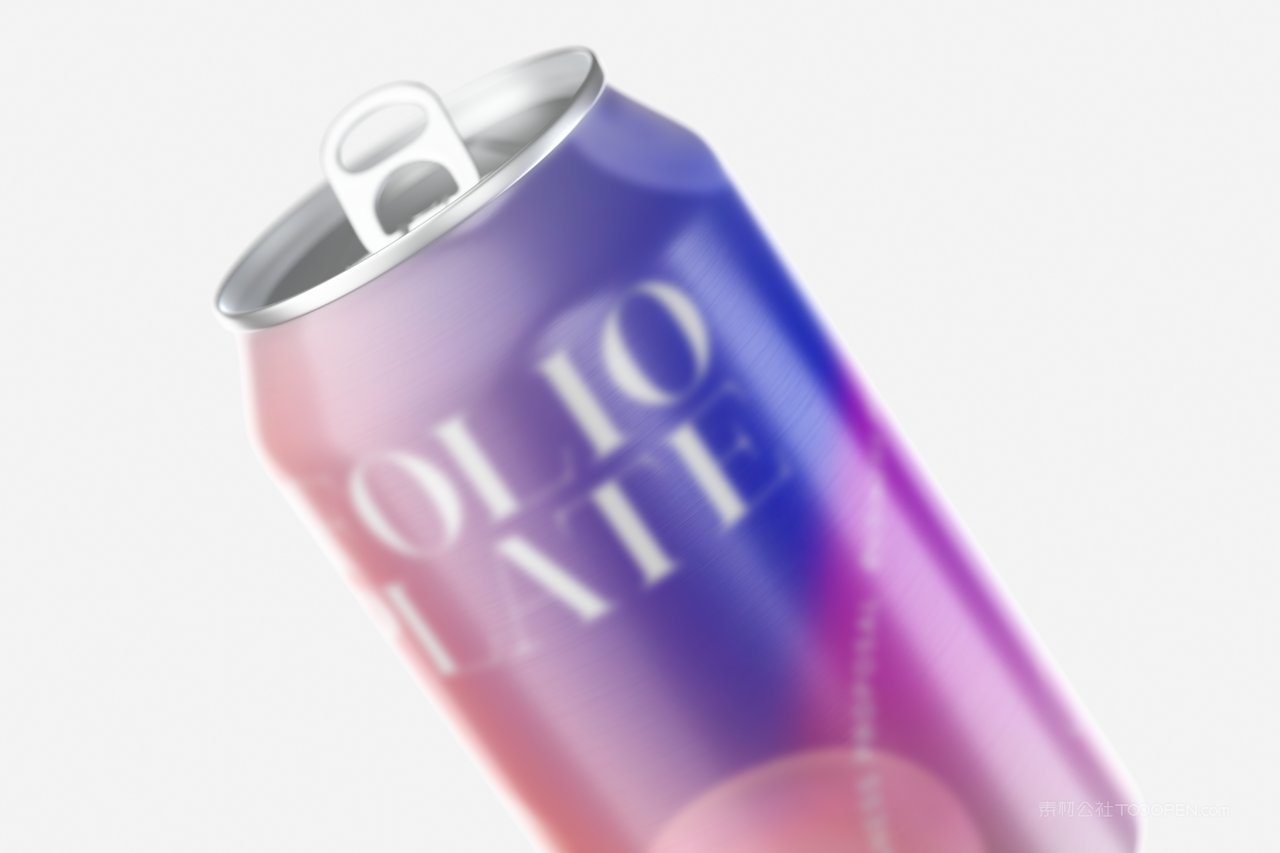 饮料易拉罐样机psd素材