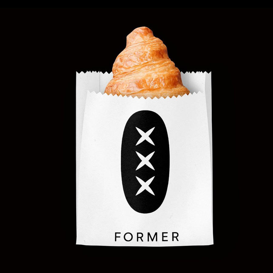 烘培面包品牌vi贴图样机之牛角面包包装