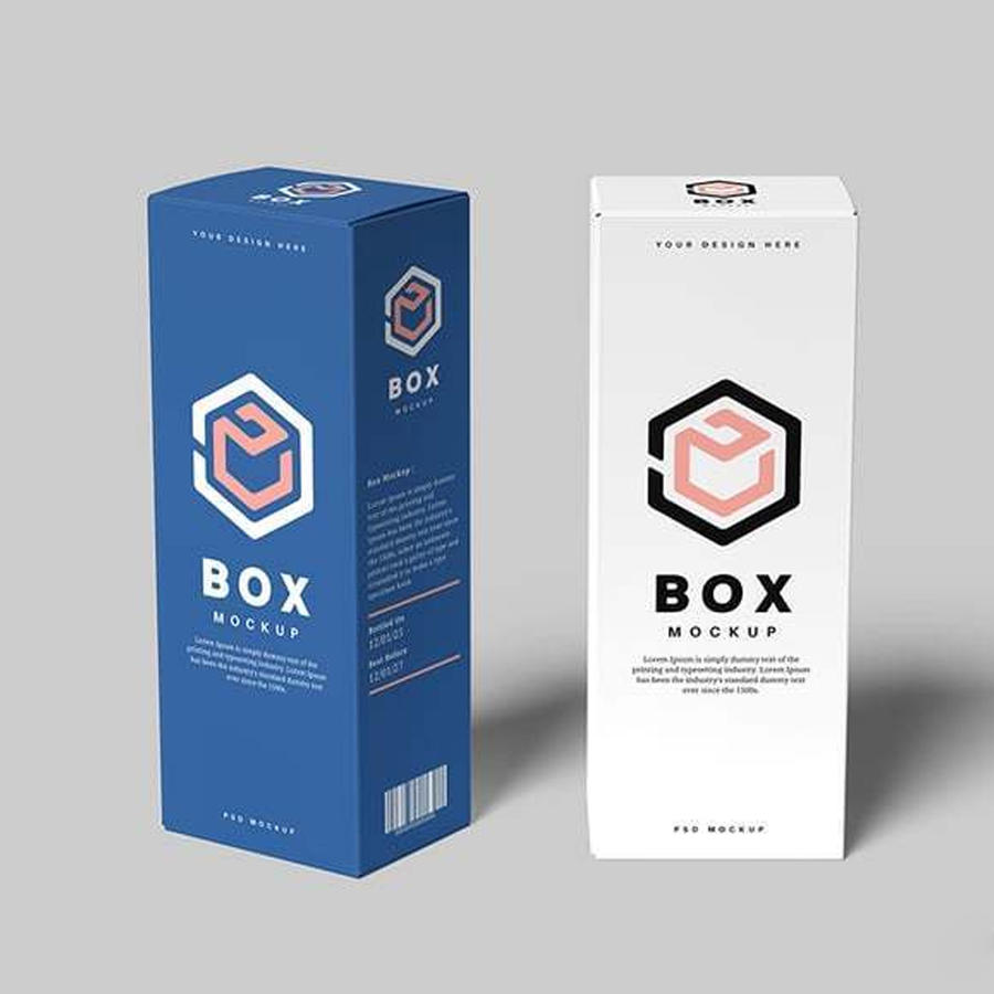 长方形小盒子样机