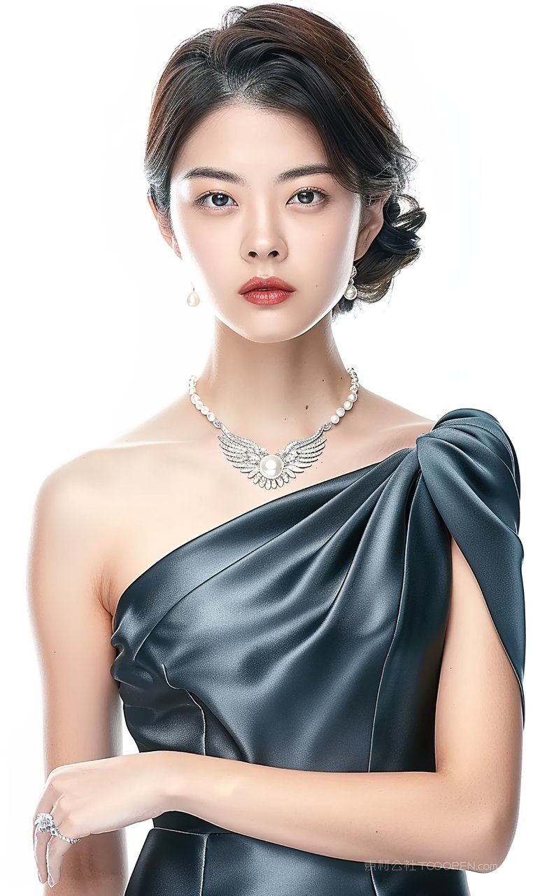 美容美女青春时尚高雅端庄彩妆魅力女性美白