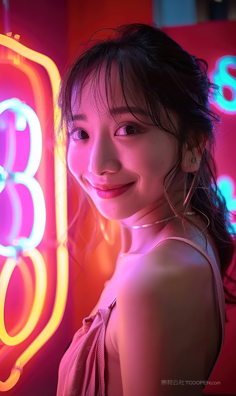 女性时尚青年个性美女清纯护肤美白